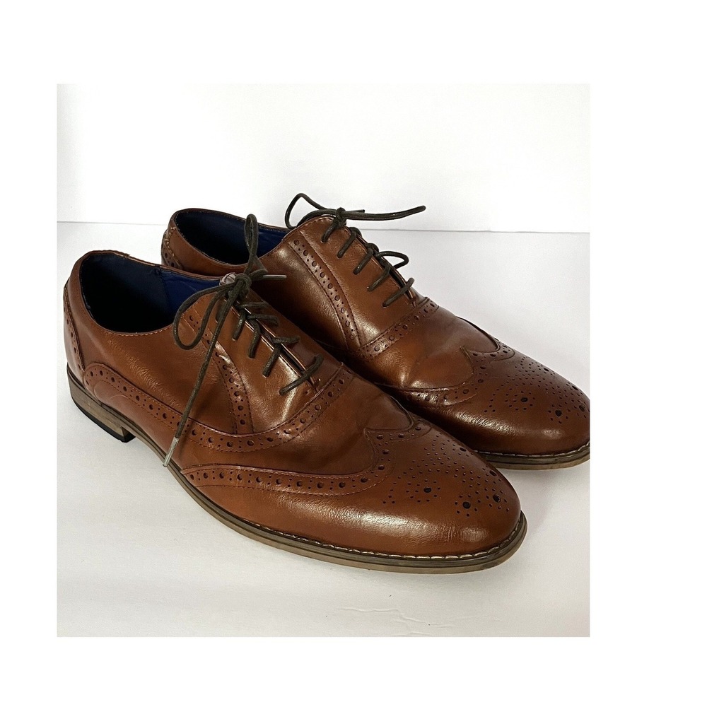 Curt‎ and Larson Men's Dress Shoes Brown Size 10.5 Tie